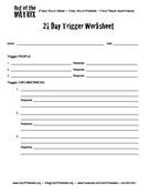 Trigger Worksheet