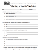 The Story of Your Life Worksheet